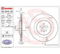 BREMBO 2x Disco Ø 396 Posteriore per Jaguar F-Pace 2.0 AWD Range Rover Velar