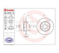 BREMBO 2X Disco Freno Anteriore 236 Completo Per Opel Corsa B 73_ 78_ 79_