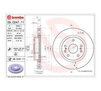 BREMBO 2X Disco Freno Anteriore Ø280 Mm Ventilato Per Suzuki Vitara LY 1.4 T