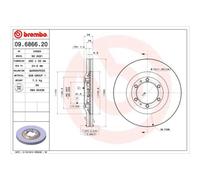 BREMBO 2X Disco Freno Anteriore 280 Ventilato Per Opel Frontera B 6B