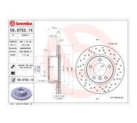 BREMBO 2X Disco Freno Anteriore 292 Forato/Interno Per BMW 1 Serie E81 E87