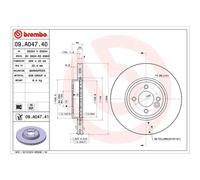 BREMBO 2X Disco Freno Anteriore 294 Ventilato Per MINI Mini R50 R53
