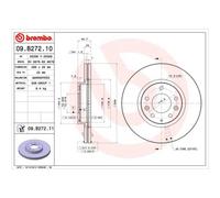 BREMBO 2X Disco Freno Anteriore 299 Ventilato Per Mazda 6 Station Wagon GH