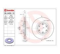Brembo Disco Freno 09A45210
