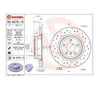 Brembo Disco freno Xtra Line 09.A270.1X 1 pezzo