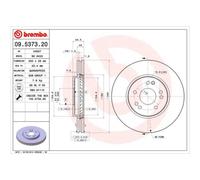 BREMBO 2x Disco Frontale Ø300mm Ventilato per Mercedes Sl Saloon R129 W124