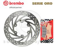BREMBO 68B407D4 DISCO FRENO + PASTIGLIE ANTERIORI PIAGGIO BEVERLY 350 2011-2014