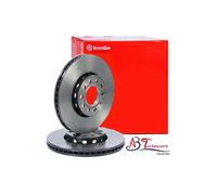 BREMBO COPPIA Disco freno Autoventilato, rivestito, ad alto tenore di carbonio,