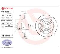 BREMBO Dischi Del Freno Completi Posteriori Compatibili Per Ford Puma CF7 J2K