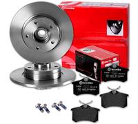 BREMBO Dischi Freno 240mm + Pastiglie Posteriore Adatto A per Nissan Note E11