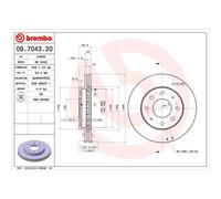 BREMBO Dischi Freno Anteriori Per Mitsubishi Space Runner 1.8 2.0 16V Hyundai