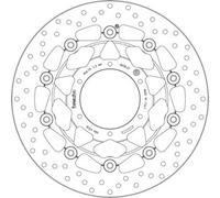 Brembo dischi freno flottanti con ABE KIT PAST.FRENO CON ABE