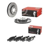 BREMBO Dischi + Set Pastiglie Anteriori per DACIA Sandero Logan RENAULT Clio 4