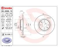08.A268.10 Disco freno Brembo