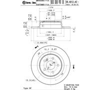 BREMBO Discofreno 08.A612.41
