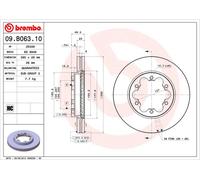 Brembo Disco Freno 09B06310