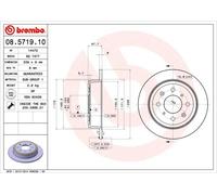 BREMBO Discofreno 08.5719.10