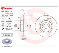 Disco Freno Brembo 08786110 Per Alfa Romeo