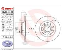 BREMBO Discofreno 08.8843.21