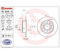 Brembo Disco Freno 08950211