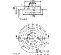 BREMBO Discofreno 08.9511.11