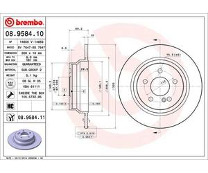 BREMBO Discofreno 08.9584.11