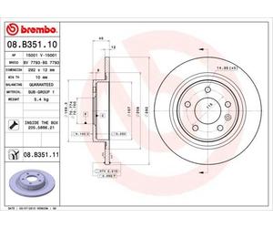 BREMBO Discofreno 08.B351.11