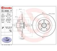 BREMBO Discofreno 08.B396.17