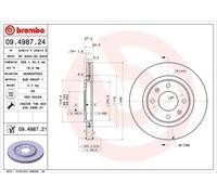 BREMBO Discofreno 09.4987.21