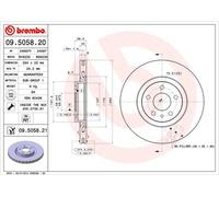 09.5058.21 Coppia dischi freno Brembo Ant