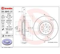 Brembo Disco Freno 09684321