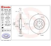 BREMBO Discofreno 09.7010.21