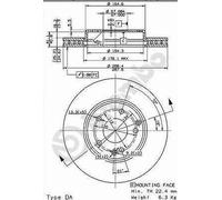 BREMBO Discofreno 09.8411.11