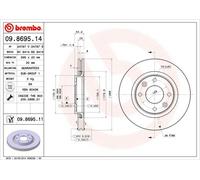 BREMBO Discofreno 09.8695.11