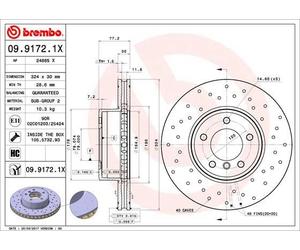 BREMBO Discofreno 09.9172.1X
