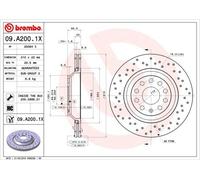 BREMBO Disco freno 09A2001X