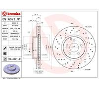 BREMBO Discofreno 09.A621.31