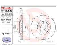 BREMBO Discofreno 09.B354.11