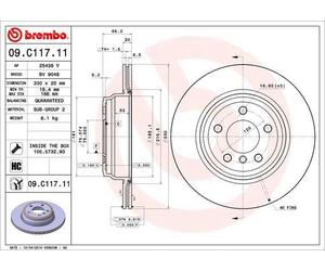 BREMBO Discofreno 09.C117.11