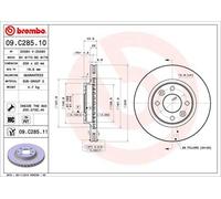 BREMBO Discofreno 09.C285.11