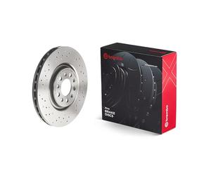 Brembo E1554F - Disco Freno Forato Anteriore, 1 Pezzo