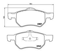 BREMBO Kit Freno Dischi Per Chrysler Voyager IV 2.8 CRD 2.4
