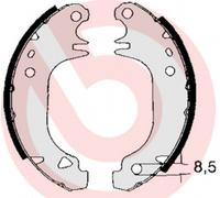 BREMBO Kit Ganasce Freno Posteriore per Peugeot 106 Nei Boschi II 1A_ 1C_