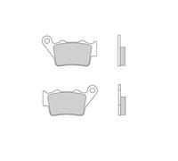 BREMBO Kit pastiglie freni 07BB02SX