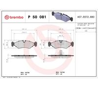 BREMBO Kit pastiglie freni Posteriore per VW LT 28-46 II Van (2DA, 2DD, 2DH) P