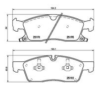 Brembo P 37 015 - Pastiglia Freno - Anteriore