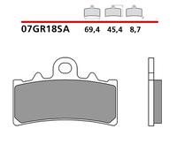 BREMBO KIT PASTIGLIE FRENO ANT. MONTA SU BMW C 400 X 400 19-21-07GR18SA