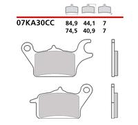 BREMBO KIT PASTIGLIE FRENO ANT. MONTA SU HONDA SUPER CUB 125 19-21-07KA30CC