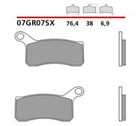 Brembo Competition 07gr07sx Sintered Brake Pads Grigio
