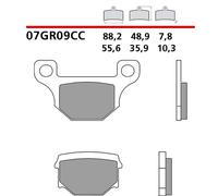 BREMBO KIT PASTIGLIE FRENO ANT. MONTA SU RIEJU TANGO MOTARD 50 09-11-07GR09CC